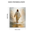 thumbnail image 3 of Jesus wall art decor Christian wall art, Jesus Walking on Water Canvas Wall Art Print ，Jesus Decorations Religious Christian Gifts for Church Prayer Room Living Room Home Decor Gift Wooden Framed, 3 of 5