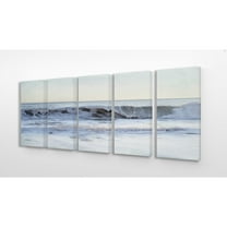 The Stupell Home Decor Collection Coastal Evening Beach Canvas Wall Art