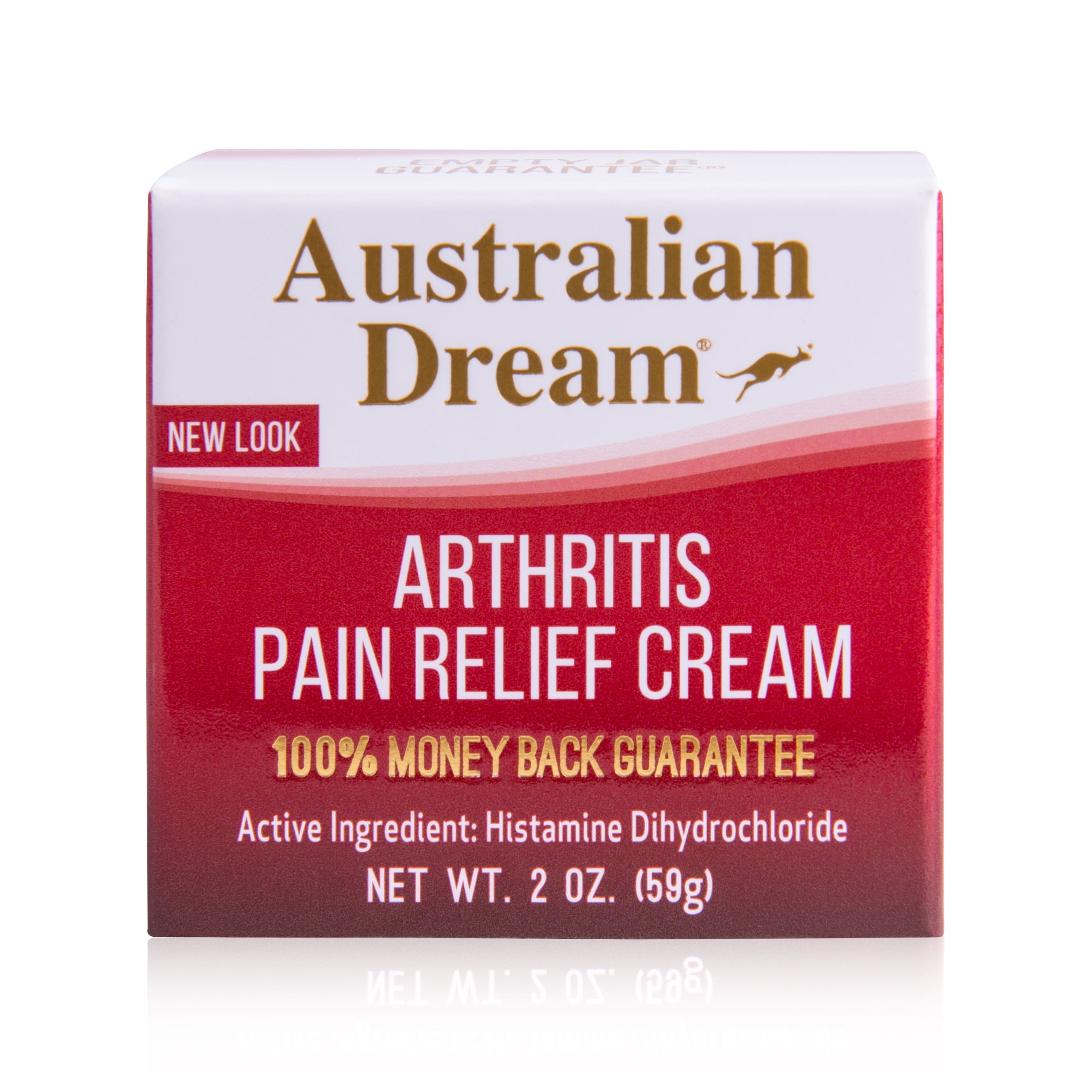 Australian Dream Arthritis Pain Relief Cream - For Muscle Aches or Back Pain - 2 Oz Jar