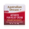 Australian Dream Arthritis Pain Relief Cream, for Muscle Aches or Back Pain, Over-the-Counter, 2 oz Jar