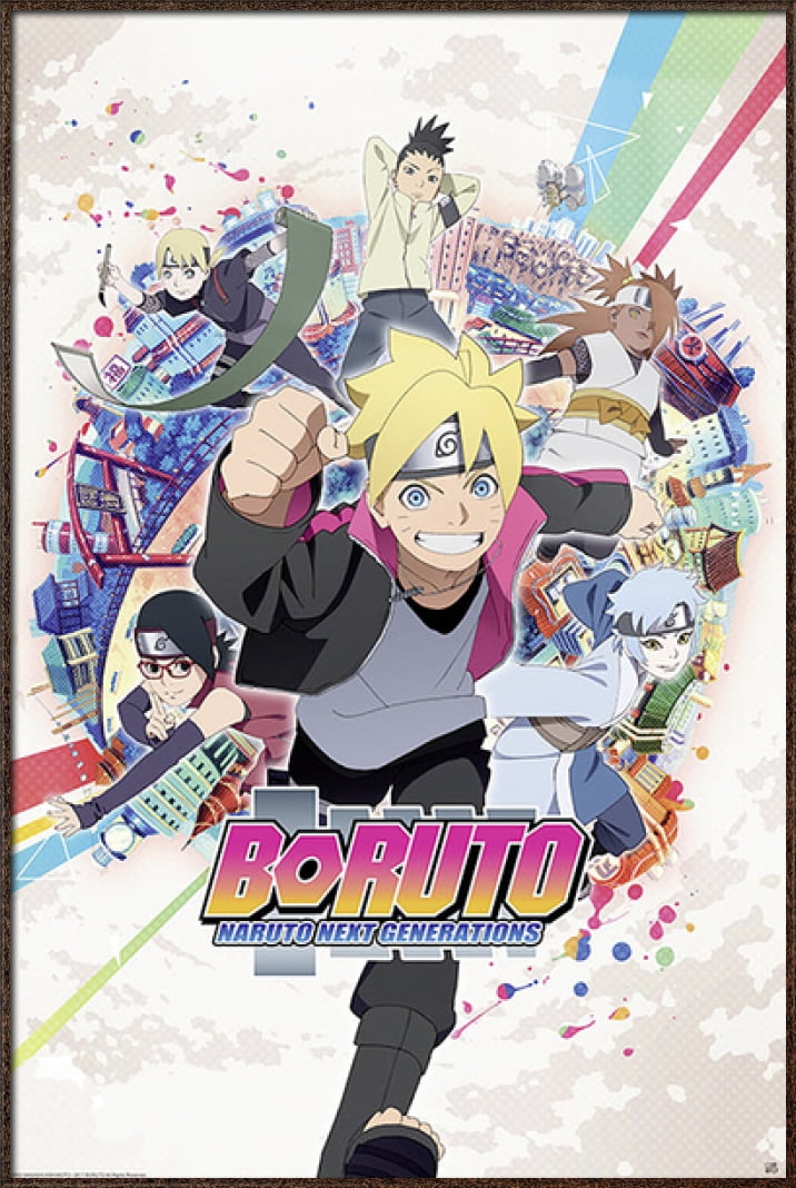Boruto: Naruto Next Generation - Framed TV Show Poster (Boruto
