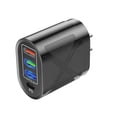 thumbnail image 1 of 48W USB C Charger 4 Port Wall Charger, Fireproof Material Low Heat Generation Compatible for Smartphones Tablets Travel Use, 1 of 8
