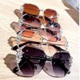thumbnail image 3 of Fashion Rimless Sunglasses Women Luxury Brand Designer Sun Glasses Gradient Lens, 3 of 4