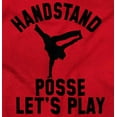 thumbnail image 2 of Handstand Posse Lets Play Gymnastics Men Big & Tall Graphic Hoodie Brisco Brands 4X, 2 of 6