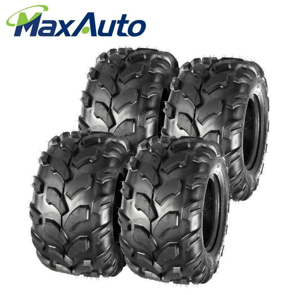 MaxAuto Sport ATV Tires 18x9.5-8 Lawn Mower Tires ATV UTV Off-Road Tires Knobby Sport Golf Cart Tractor Turf Tire 18x9.50x8 All-Terrain 4PR P311 Set of 4