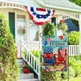 thumbnail image 6 of Welcome 4th of July Chair Patriotic Garden Flag Double Sided, America Beach Coastal Flower Decorative Yard Outdoor Home Small Decor, American Flag Nautical Summer Outside House Decoration 12.5x18, 6 of 6