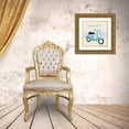 thumbnail image 3 of Soerensen, Gurli 15x15 Gold Ornate Wood Framed with Double Matting Museum Art Print Titled - Two-Wheel Travel II, 3 of 4