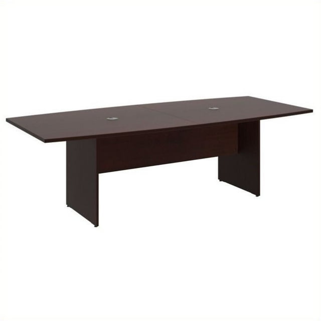 Bush Table de Conférence en Forme de Bateau 96W x 42D en Cerisier Récolte