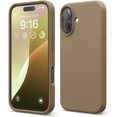 thumbnail image 1 of KOMI Compatible with iPhone 16 Pro Max Case, Premium Liquid Silicone Case, Full Body Protective Cover, Shockproof, Slim Phone Case, Anti-Scratch Soft Microfiber Lining, 6.9 inch Brown, 1 of 5