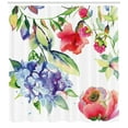 thumbnail image 3 of Ambesonne Art Shower Curtain, Summer Flowers Branch, 69"Wx70"L, Multicolor, 3 of 3
