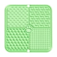 thumbnail image 2 of Large Dog Lick Mat For Anxiety Relief, Slow Feeder Licking Pad For Boredom And Stress, Pet Calming Mat For Grooming Bathing And Training, Food Grade Dispenser, 1Pack Green, 2 of 7