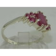 thumbnail image 4 of LBG 14k White Gold Natural Ruby Womens Anniversary Ring - Size 10.25, 4 of 4
