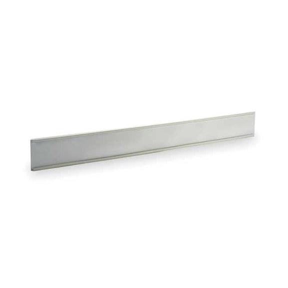 Barricade Beam, Plastic, High-Intensity Prismatic, 8 in Height, 6.75 lb, White