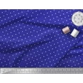 thumbnail image 2 of Soimoi Blue Viscose Chiffon Fabric Dots Dots Print Fabric by Yard 42 Inch Wide, 2 of 3