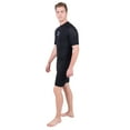 thumbnail image 2 of IST PURiGUARD 3mm Shorty Wetsuit, Short Sleeve Jumpsuit with Super Stretch Neoprene for Snorkeling, Diving & Surfing (Men's 4XL), 2 of 5