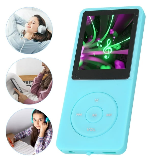 Memoria De 8 GB, Reproducción De 30 Horas, 64 GB Ampliable, Reproductor Mp3 Mp4 Liviano, De Sonido Sin Pérdidas, Con Botones Clásicos, NaveGación Fácil, Tamaño De