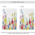 thumbnail image 3 of Spring Summer House Flag 28x40 Double Sided Daffodils Tulips and Dragonfly Garden Yard Flags Welcome Spring Rustic Farmhouse Outdoor Banner Party Home Decor, 3 of 6