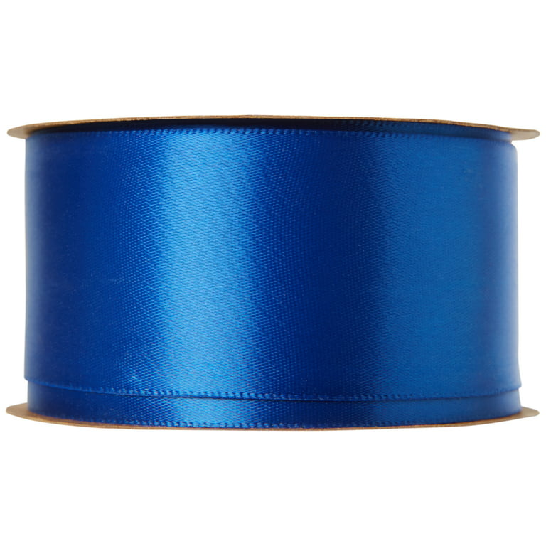 May Arts 1-1/2-Inch Wide Ribbon, Light Blue Satin