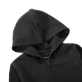 thumbnail image 3 of Bienzoe Boy's Anti-Pilling Soft Fleece Zipper School Uniform Hoodie Black 7, 3 of 8