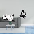 thumbnail image 2 of Escultura De Reloj De Pared De Panda Moderno Y Bonito, Figura De Pensador Abstracto, Práctica Y Resistente, Decoración Del Hogar, Artesanía Creativa Para La Decoración De La Sala De Estar., 2 of 8