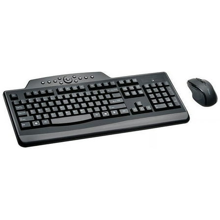 Kensington Pro Fit Wireless Media Desktop Set K72408USA Wireless Standard Keyboard