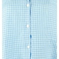 thumbnail image 3 of Women's  Gingham Way Linen Sleeveless Camp Shirt GBB Large, 3 of 4
