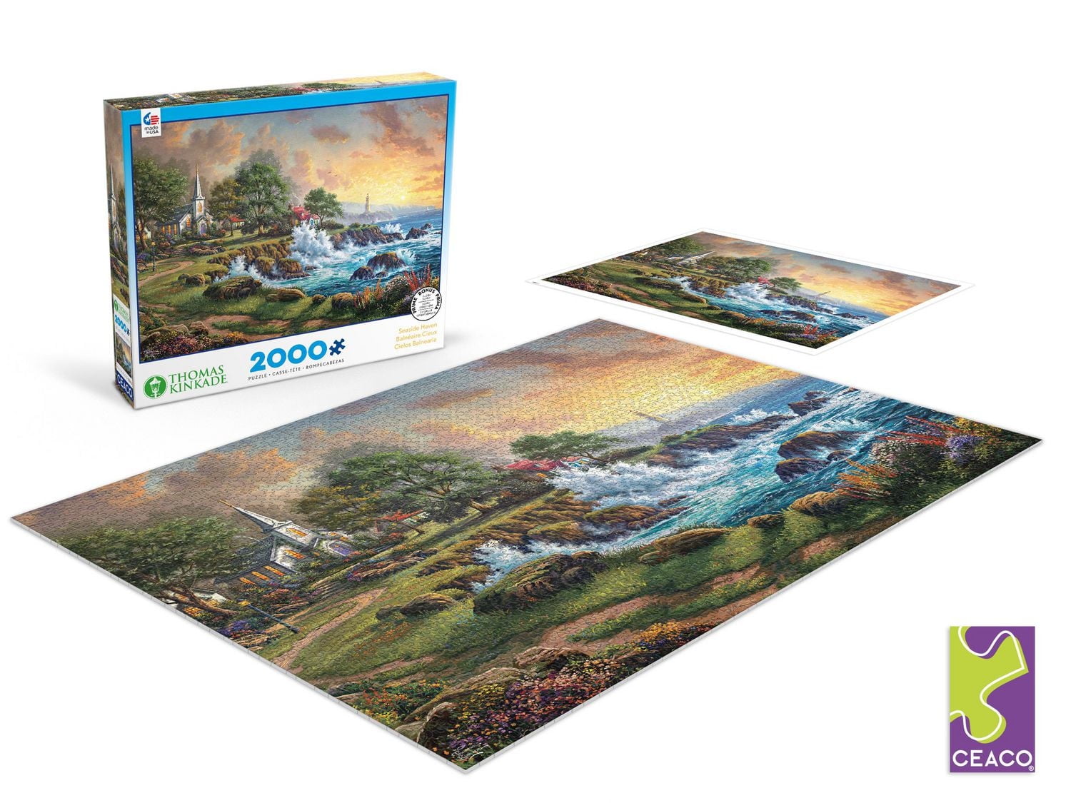 Ceaco - Thomas Kinkade - Seaside Haven - Casse-tête 2000 pièces