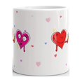 thumbnail image 3 of Valentine Day Cartoon Hearts Coffee Tea Ceramic Mug Office Work Cup Gift 15 oz, 3 of 3