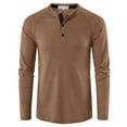 Aimik Black and Friday Deals 2024 Men's Flex Henley Long
