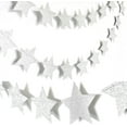 thumbnail image 4 of Silver Glitter Star Garland,Bexikou 52 ft Sparkling Paper Star Garland,Star Hanging Decoration,Twinkle Little Star Party Garlands for Birthday Wedding Theme Party Room Ramadan EID Decor, 4 of 5
