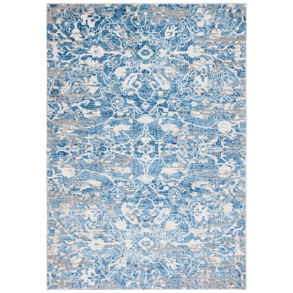 SAFAVIEH Shivan Venice Abstract Area Rug, Blue/Ivory, 8' x 10'