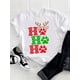 thumbnail image 1 of Camisetas estampadas de manga corta para mujer, ropa de moda con estampado de estrella, árbol de acuarela, tendencia linda, Feliz Navidad, Año Nuevo, 1 of 4
