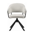 thumbnail image 1 of Silla diseño Home Office Stanford acolchonado giratoria Gris claro, 1 of 6