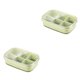 thumbnail image 3 of Molde de bandeja de cubitos de hielo de silicona Advancent accesorios refrigerador de rejilla múltiple Simple Type2 NO2, 3 of 6