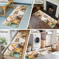 thumbnail image 5 of Easter Chicken 2'x6' Runner Rugs for Hallway Kitchen Bedside Non Slip, Colorful Eggs Spring Daisy Wildflowers Basket Entryway Rug Runners with Rubber Backing, Long Carpet Runner for Laundry Room, 5 of 8