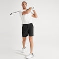 thumbnail image 6 of MASKERT Men Golf Shorts-7" Lightweight Casual Shorts Flat Front Hybrid Work Dress Short Quick Dry, 6 of 8