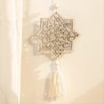 thumbnail image 3 of Moon Hollow Wooden Pendant Home Bedroom Wall Decoration, 3 of 5
