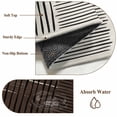 thumbnail image 6 of Large Area Rugs for Living Room Bedroom, Black Striped 6'x9' Rug Washable Carpet Runner Indoor Outdoor, Farmhouse Stripes Modern Abstract Art Non Slip Floor Mats Rug for Kitchen, Playroom, 6 of 8