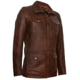 thumbnail image 2 of Mens Mid-Length Timber Safari Coat-Falmouth in Tan, 2 of 10