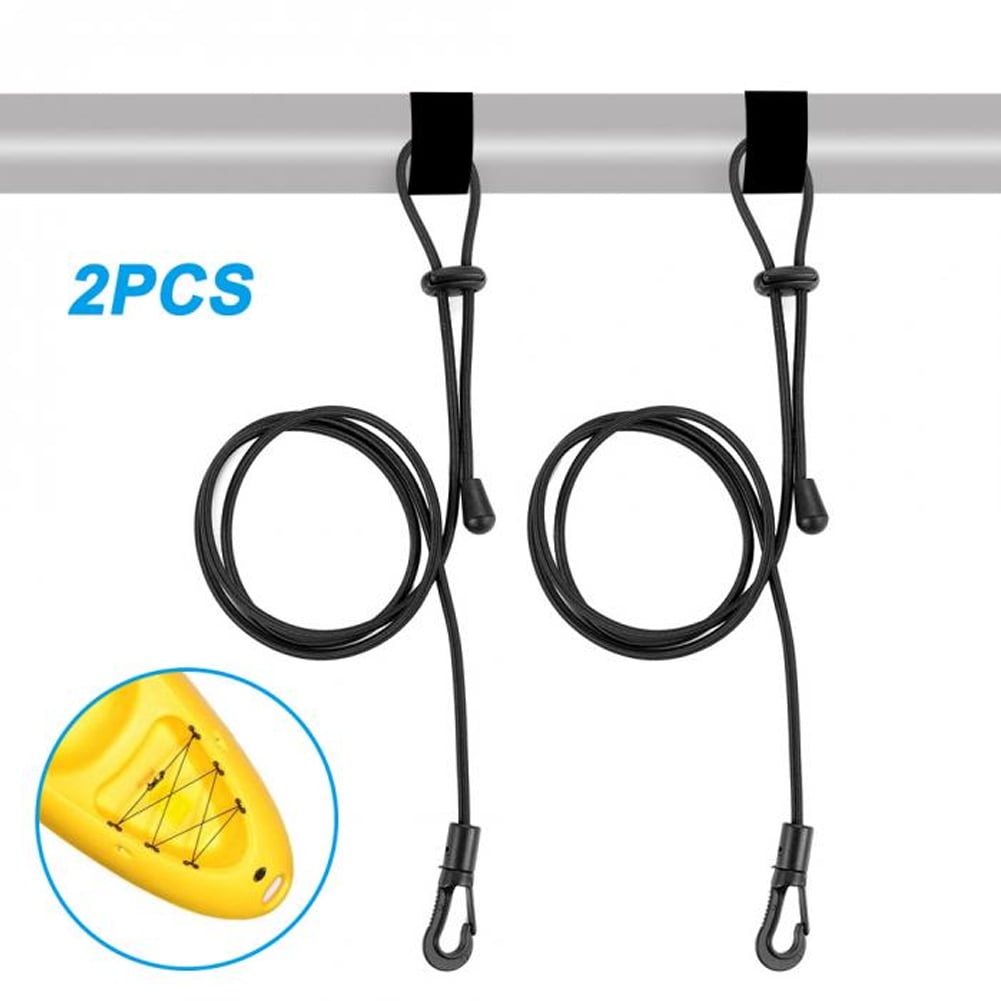 2pcs With Snap Hook Cycling Canoe Kayak Paddle Leash Surfing Adjustable Strap 