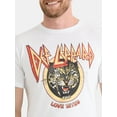 thumbnail image 4 of Def Leppard Men's and Big Men's Graphic Band Tee, Sizes S-3XL, 4 of 5