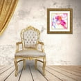 thumbnail image 3 of LightBoxJournal 15x15 Gold Ornate Wood Framed with Double Matting Museum Art Print Titled - Painted Pink dino, 3 of 4