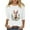 14-White, variant on Cavosen Happy Easter 3/4 Sleeve Womens Tops Summer Bunny Floral Print Pullover Blouse Crewneck Holiday Shirts Vacation Festival Tee Shirts Casual Dressy Trendy T Shirts White S
