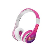 eKids Bluetooth Noise-Canceling Over-Ear Headphones, Pink, JJ-B50