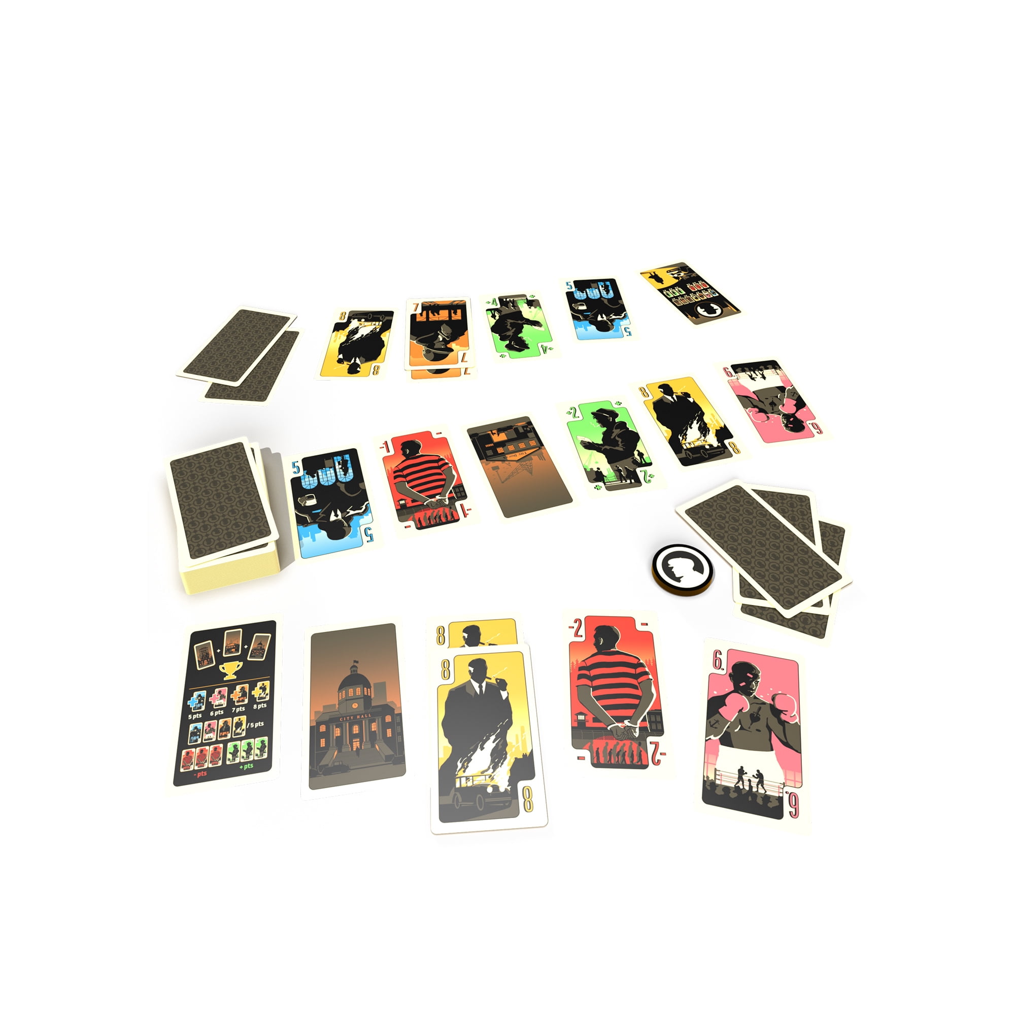 District Noir Family Card Game for Ages 10+, from Asmodee