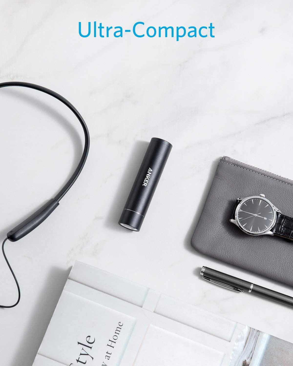 Anker PowerCore+ Mini 3350mAh LipstickSized Portable Charger (3rd