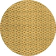 thumbnail image 1 of Ahgly Company Indoor Round Abstract Brown Modern Area Rugs, 8' Round, 1 of 4