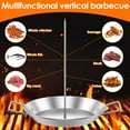 thumbnail image 6 of Al Pastor Skewer for Grill, Stainless Steel Vertical Skewer, Brazilian Vertical Spit Stand with 3 Removable Spikes(8”/10"/12”)& Brushes, for Tacos Al Pastor, Shawarma Kebabs Smoker Oven BBQ Dishes, 6 of 9