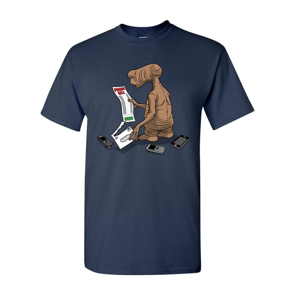 Extraterrestrial Phone Bills Parody DT Adult T-Shirt Tee