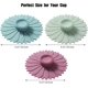 thumbnail image 2 of Set de 3 Tapas de Silicona para Tazas Forma Girasol Resistente al Calor Antipolvo para Café y Té, 2 of 5